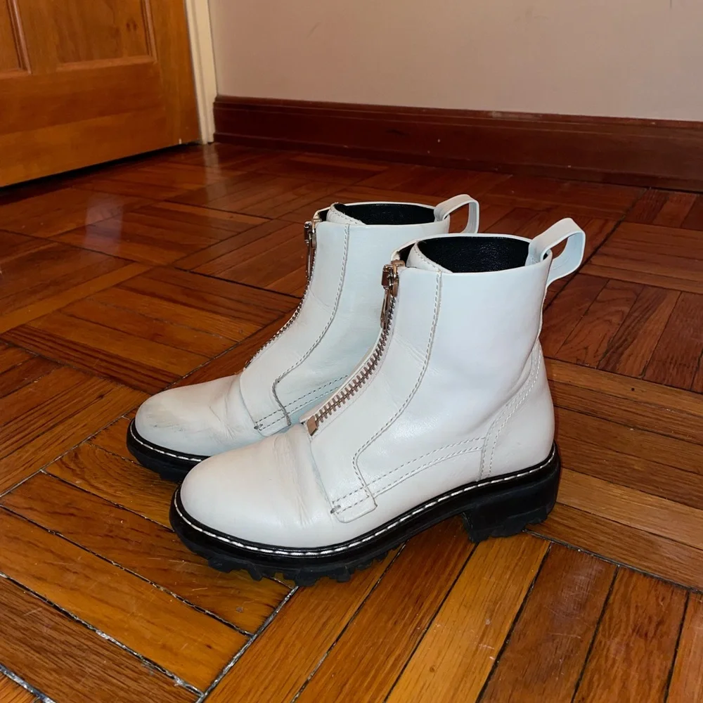 Rag & Bone Leather Combat Boots - Picture 2 of 8